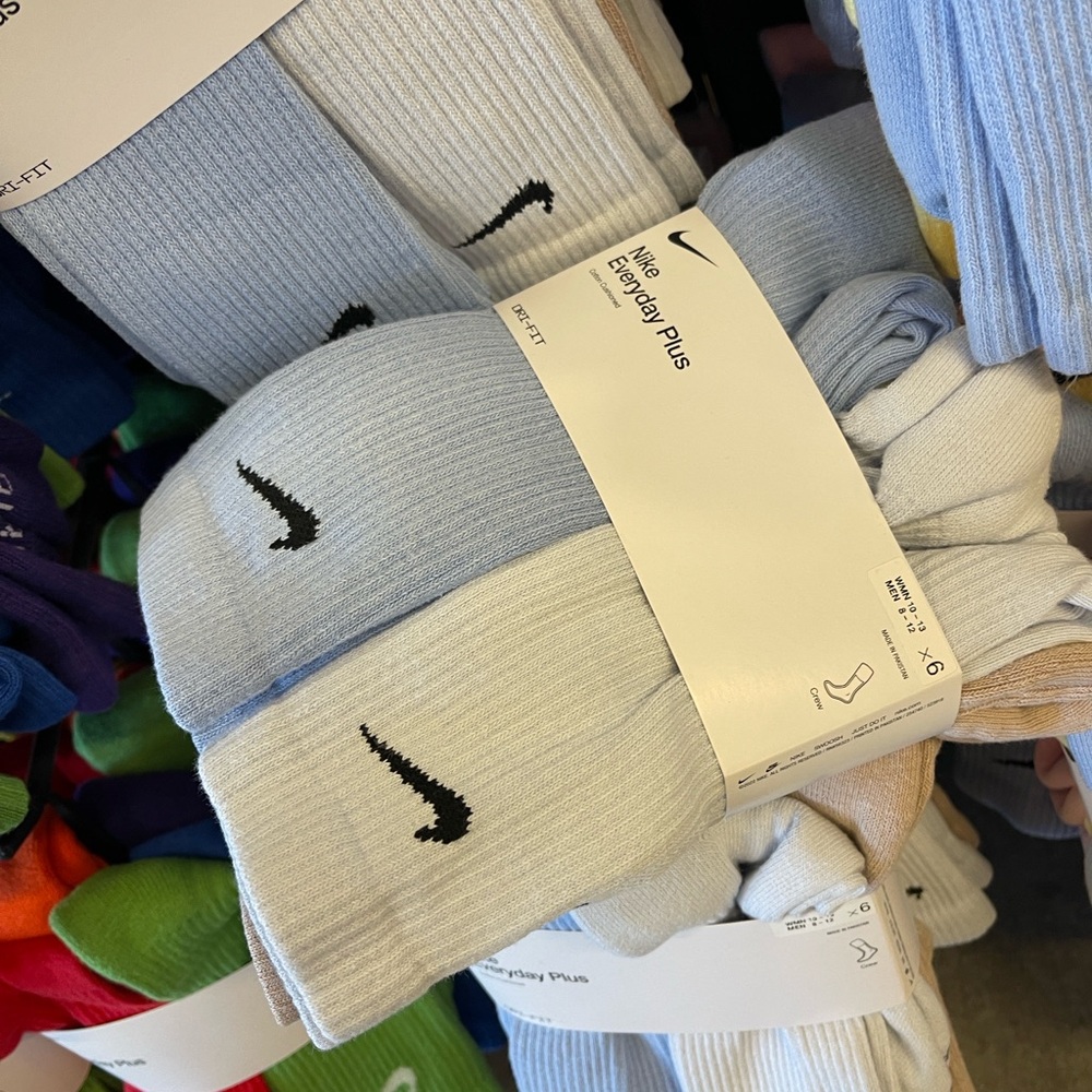 Nike Everyday Plus Cushioned
Training Crew Socks (6 Pairs)
Multi-Color
Size L - Picture 11 of 16